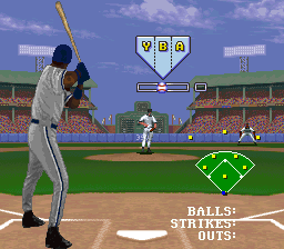 Frank Thomas Big Hurt Baseball (Japan) In game screenshot